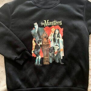Black The Munsters Family  Monster Sweater Small